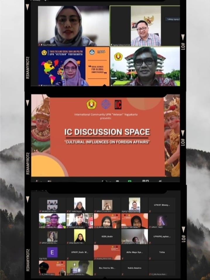 Webinar INTERNATIONAL COMMUNITY Discussion Space: “Cultural Influences On Foreign Affairs”