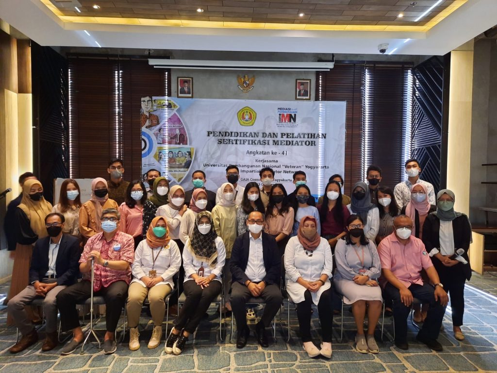 Pelaksanaan Pelatihan Sertifikasi Mediator di masa PPKM