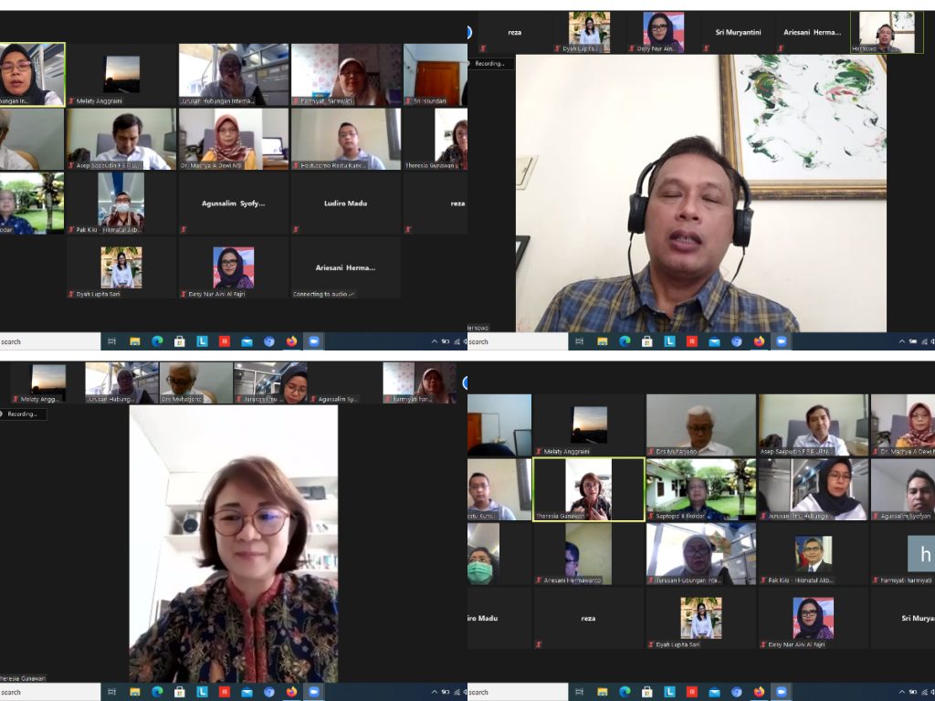 Persiapan Re-Akreditasi, Jurusan Hubungan Internasional mengadakan Workshop Tracer Study bagi Para Dosen.